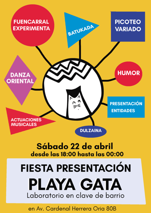 cartel Presentación de proyectos fuencarral