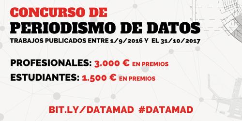 Premios de Periodismo de Datos de Madrid 2017.