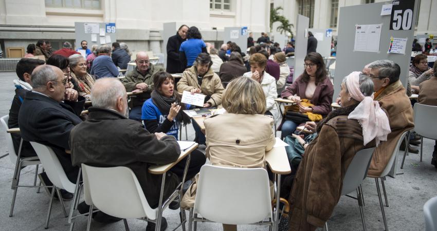 G1000, primer gran encuentro de democracia deliberativa celebrado en Madrid