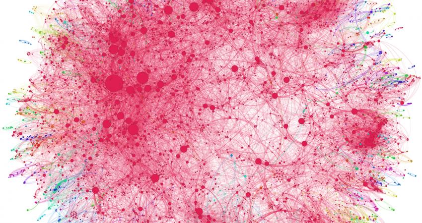 Andy Lamb Co-authorship network map of physicians publishing on hepatitis C, https://flic.kr/p/dB91Ut