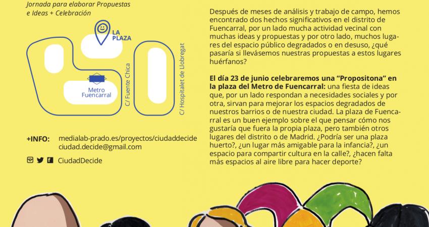 Programación de la Propositona del proyecto Ciudad.Decide en Fuencarral 