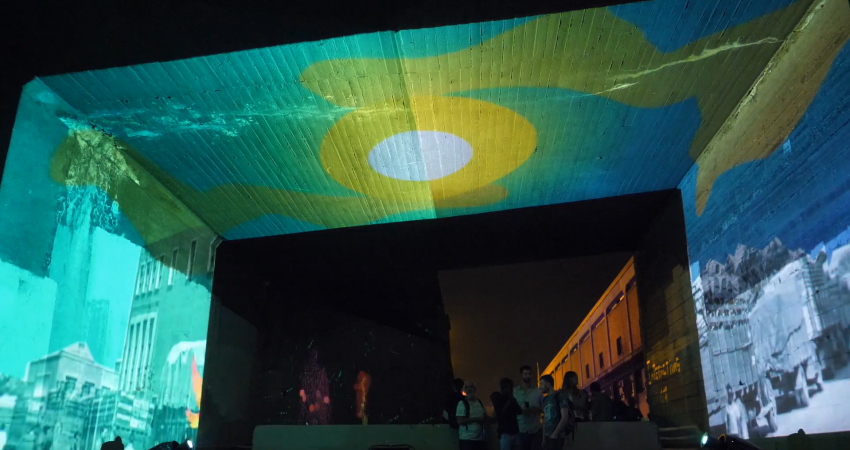 imagen del videomapping de madrugada 360