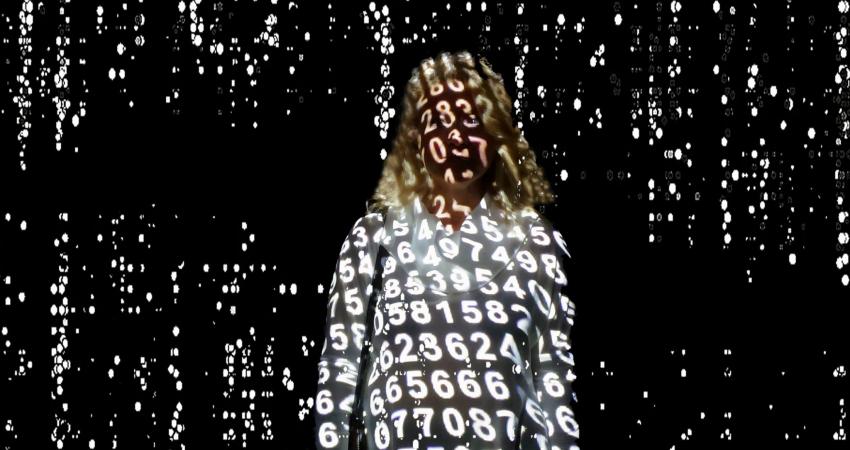 A woman pixel image 