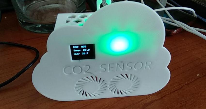  prototipo de sensor de CO2 